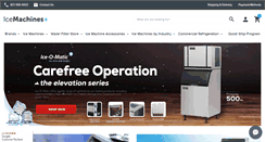 Desktop Screenshot of icemachinesplus.com