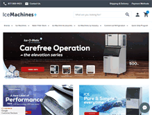 Tablet Screenshot of icemachinesplus.com